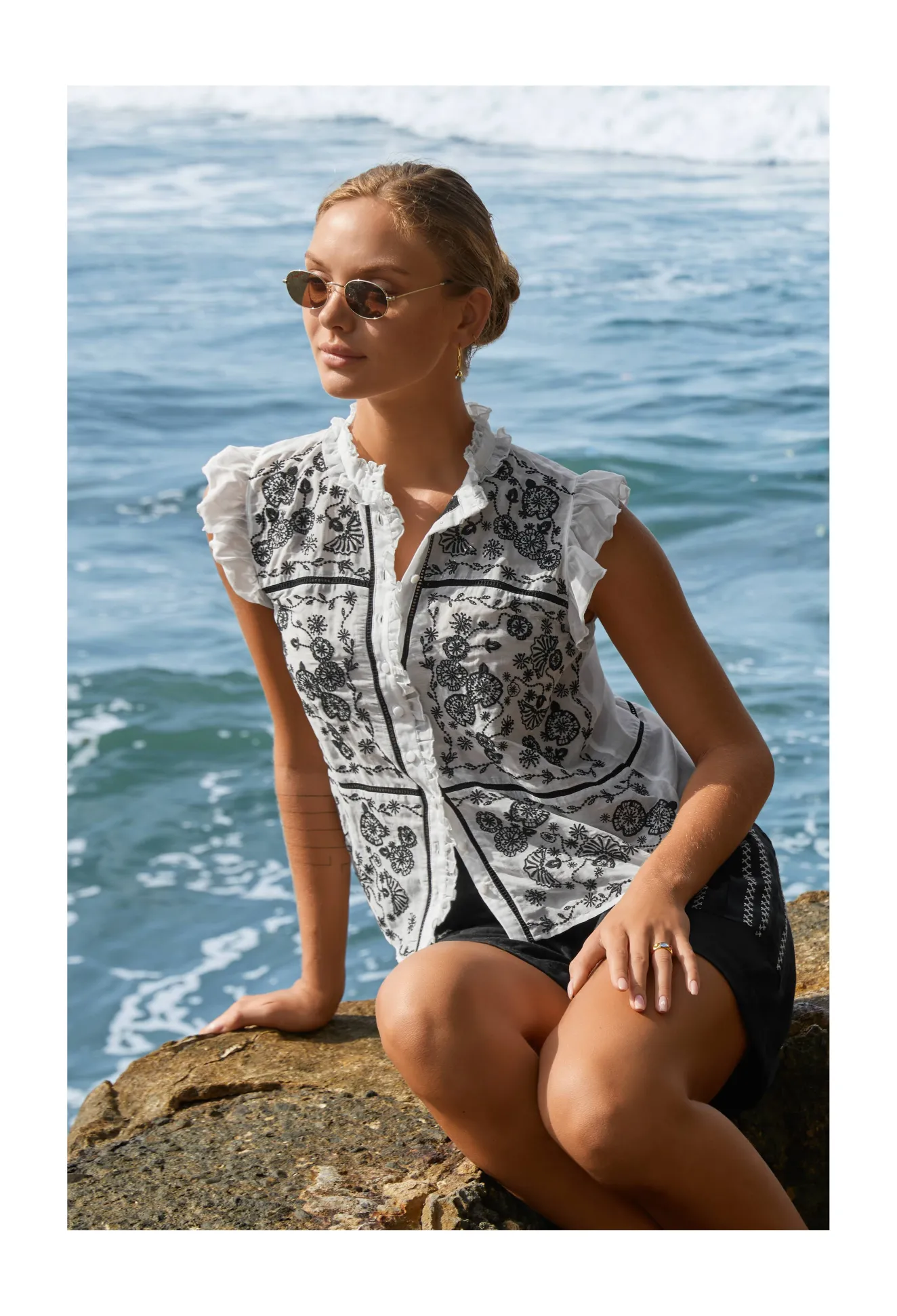 Women Johnny Was Abigail Sunglasses