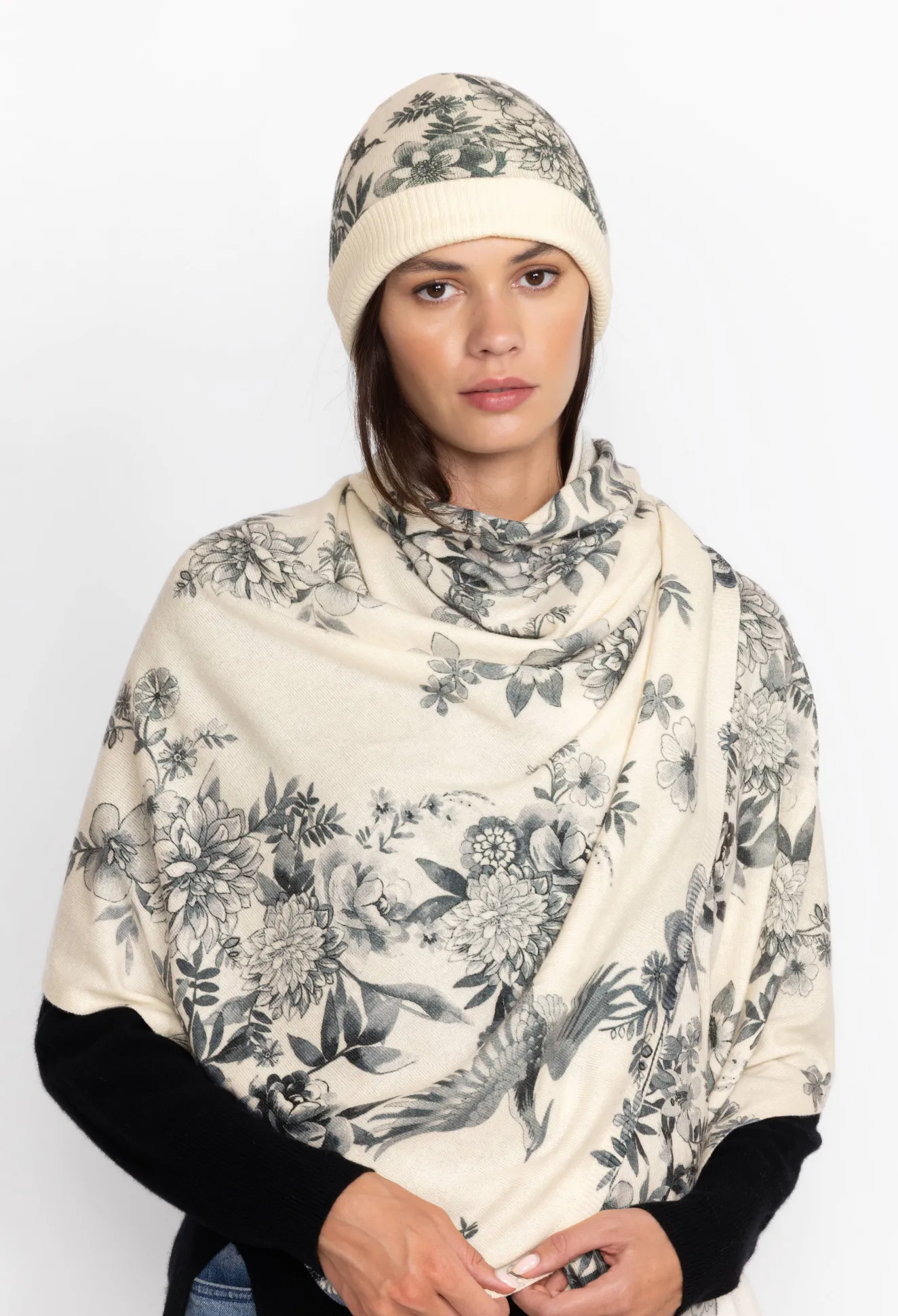 Women Johnny Was Anahi Printed Beanie