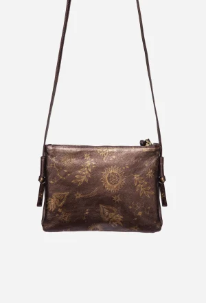 Women Johnny Was Asteria Italian Leather Crossbody Bag