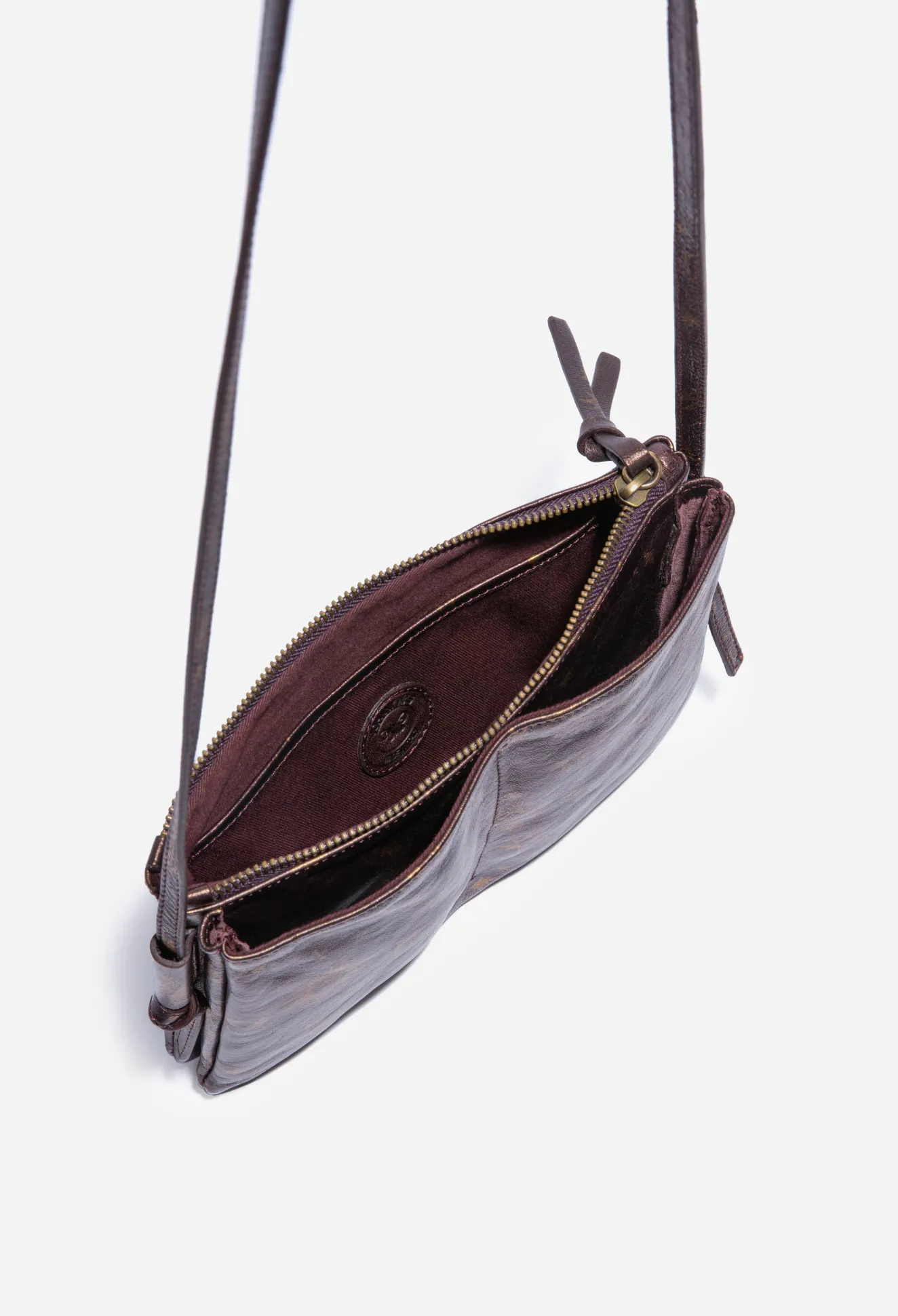 Women Johnny Was Asteria Italian Leather Crossbody Bag