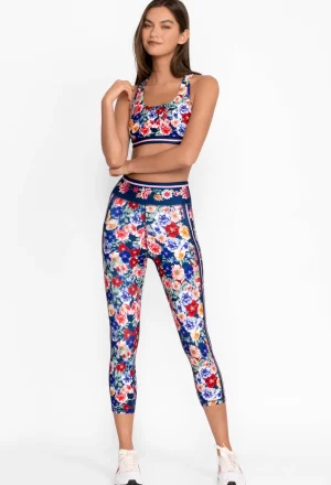 Women Johnny Was Bee Active Capri Legging With Pockets