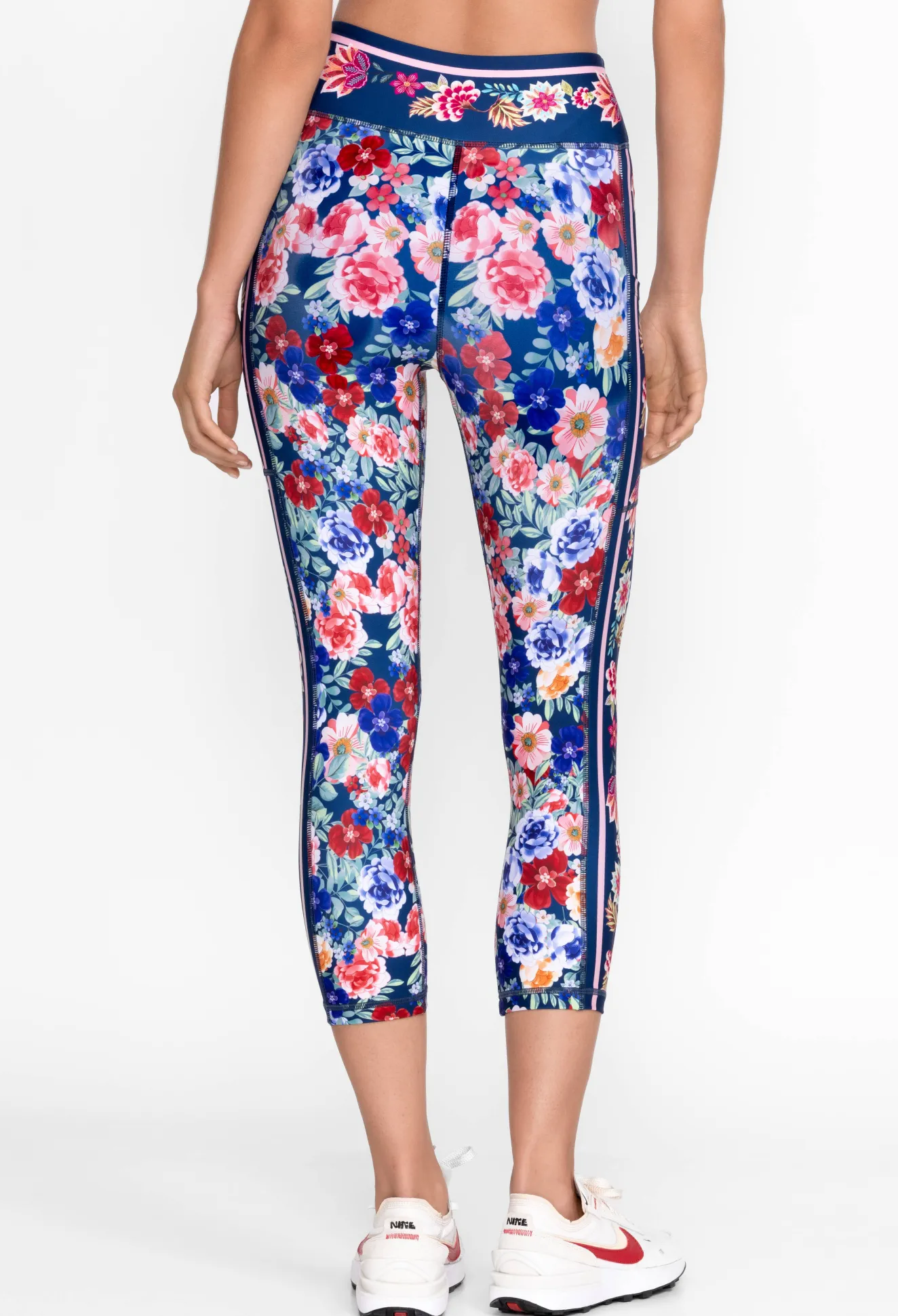 Women Johnny Was Bee Active Capri Legging With Pockets