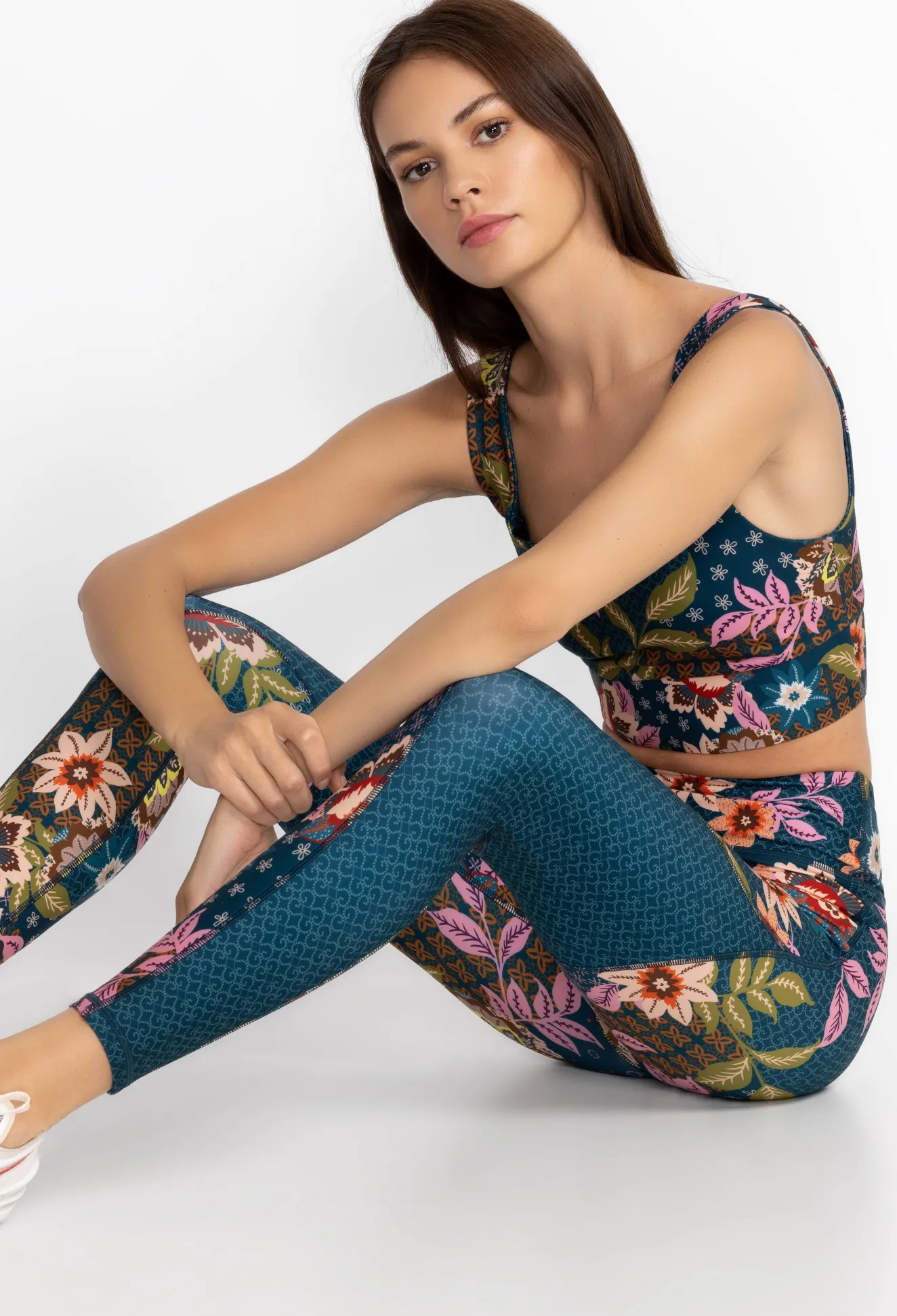 Women Johnny Was Bee Active High Waist Seamed Legging