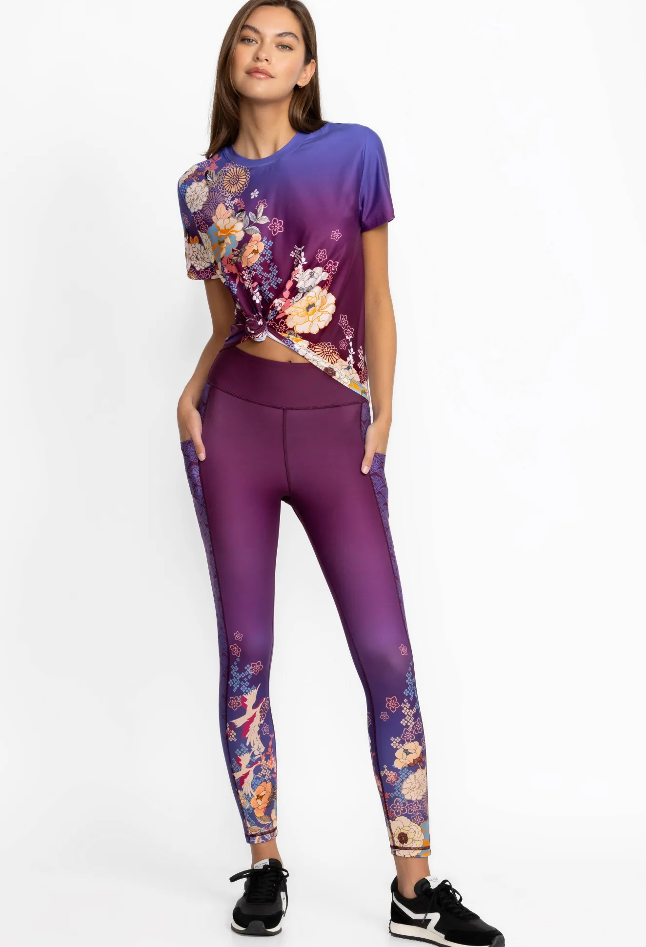 Women Johnny Was Bee Active Legging With Pockets