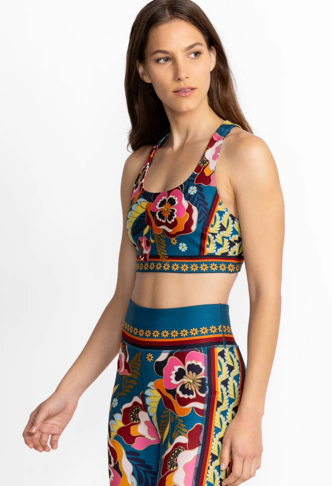 Women Johnny Was Bee Active Reversible Sports Bra