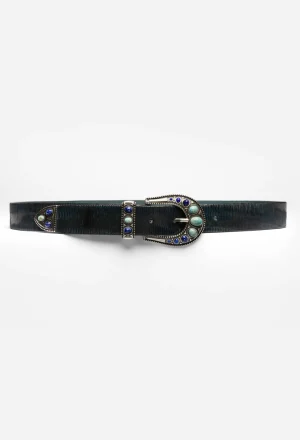 Women Johnny Was Calcolo Italian Leather Belt