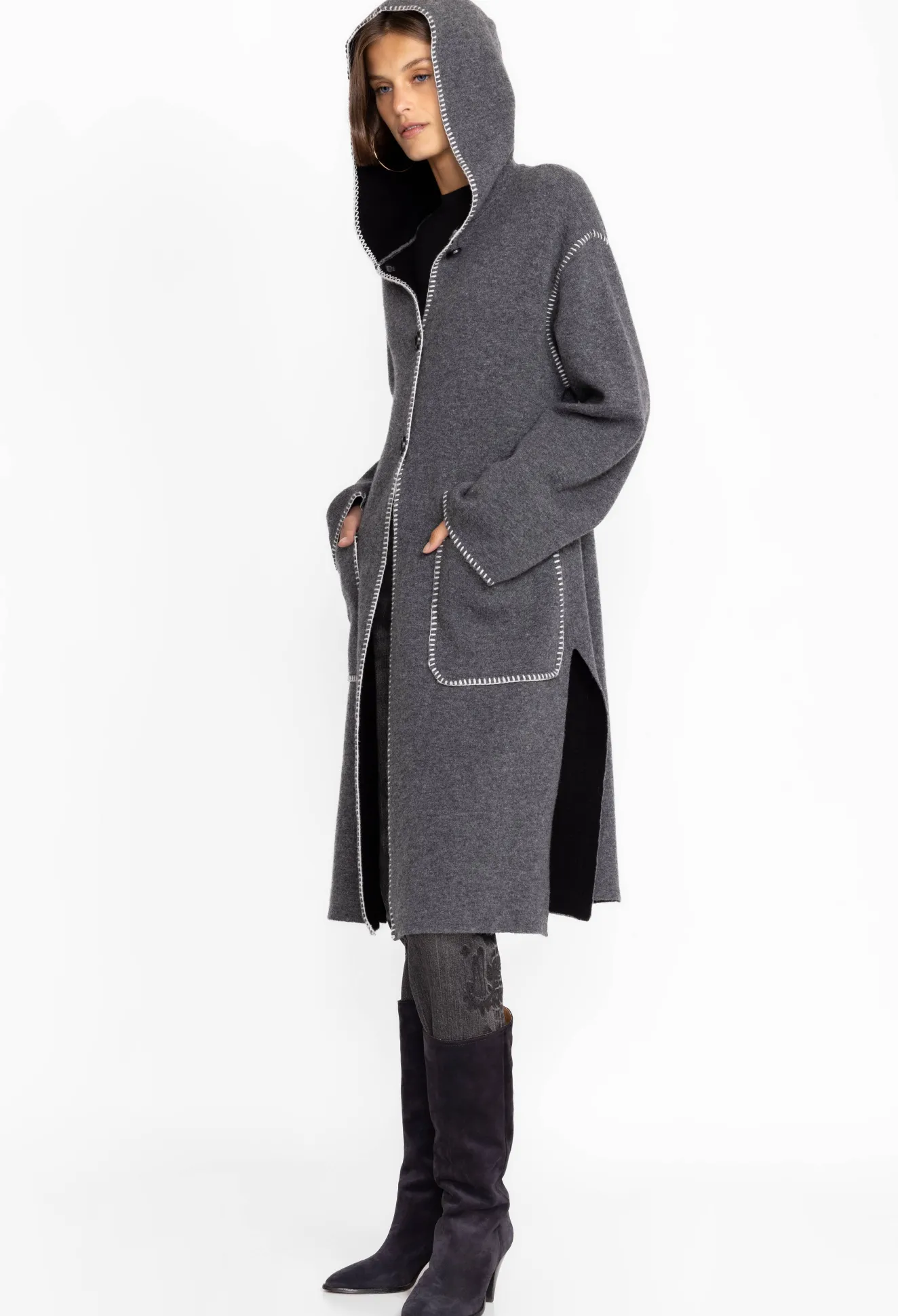 Women Johnny Was Calme Wool Coat