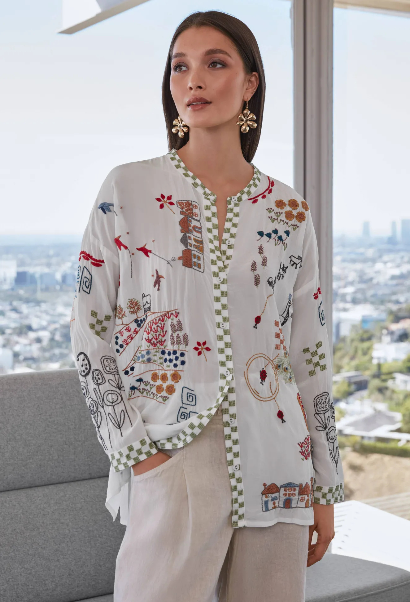 Women Johnny Was Cartagena Blouse