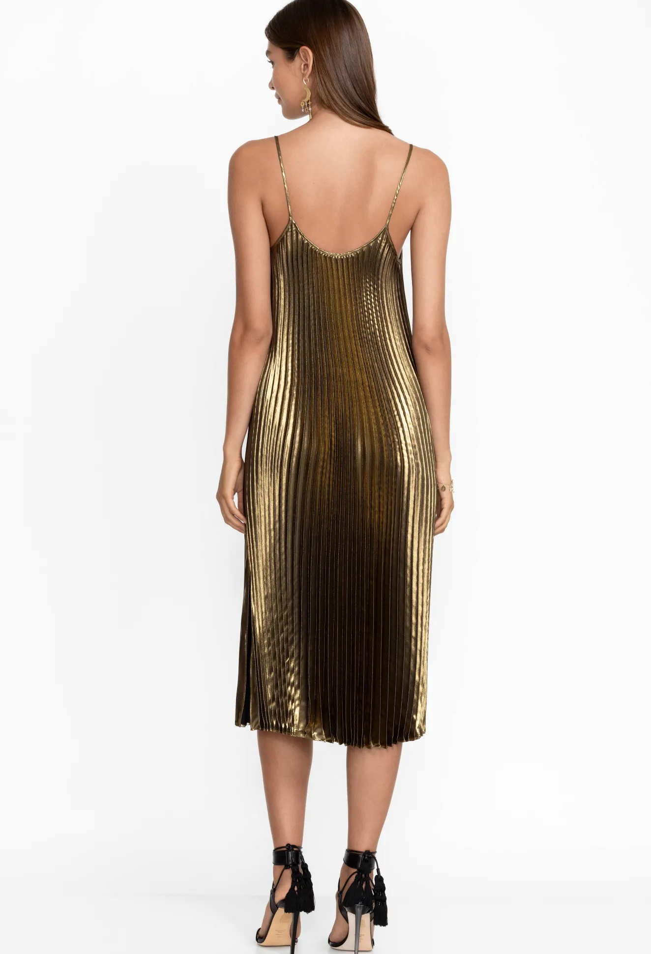 Women Johnny Was En Gem Pleated Midi Dress