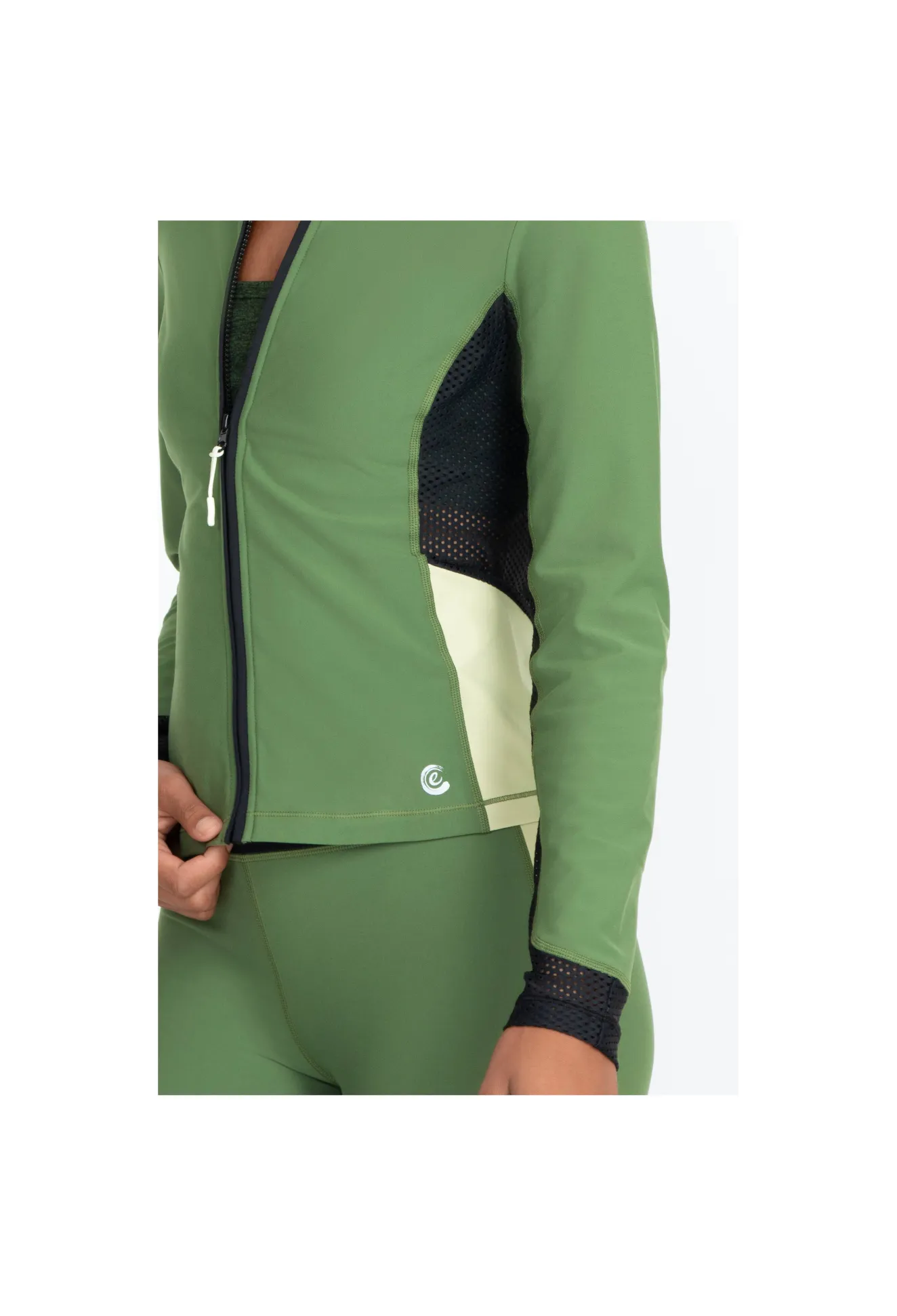 Women Johnny Was Endurance Mesh Zip Jacket