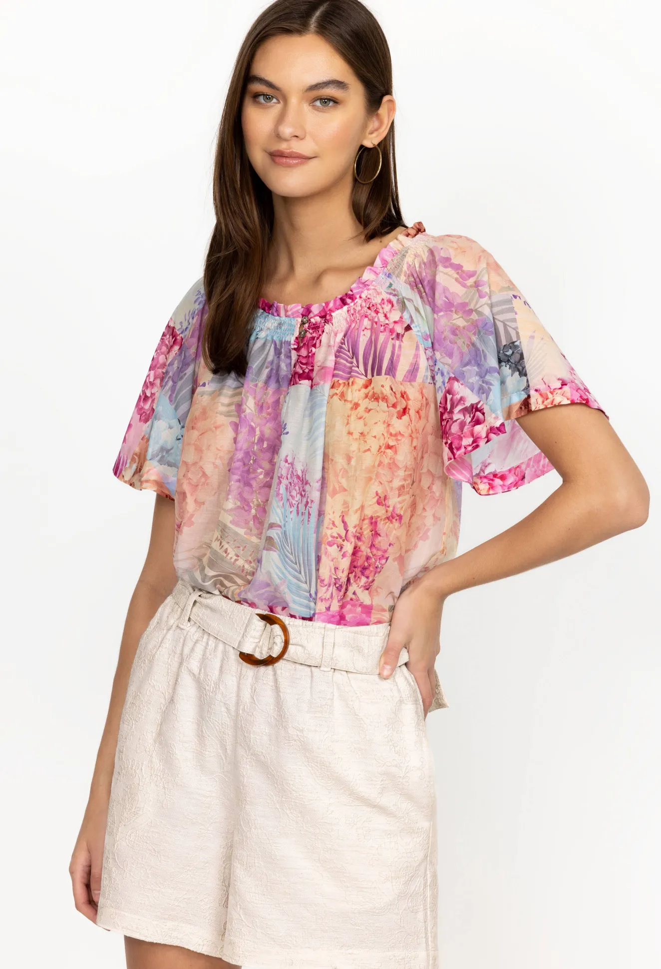 Women Johnny Was Esme Peasant Blouse