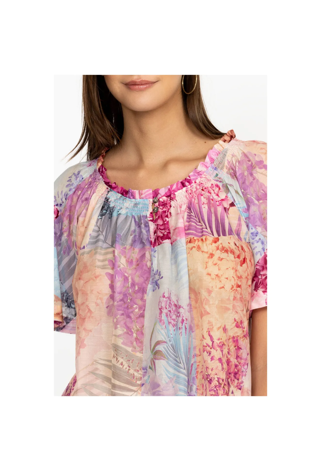 Women Johnny Was Esme Peasant Blouse