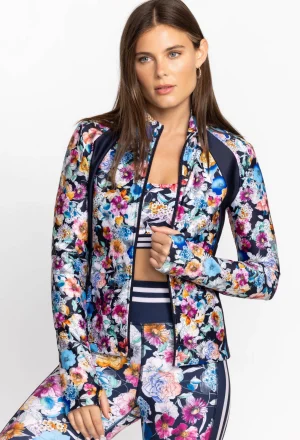 Women Johnny Was Fall Dance Fitted Athletic Jacket