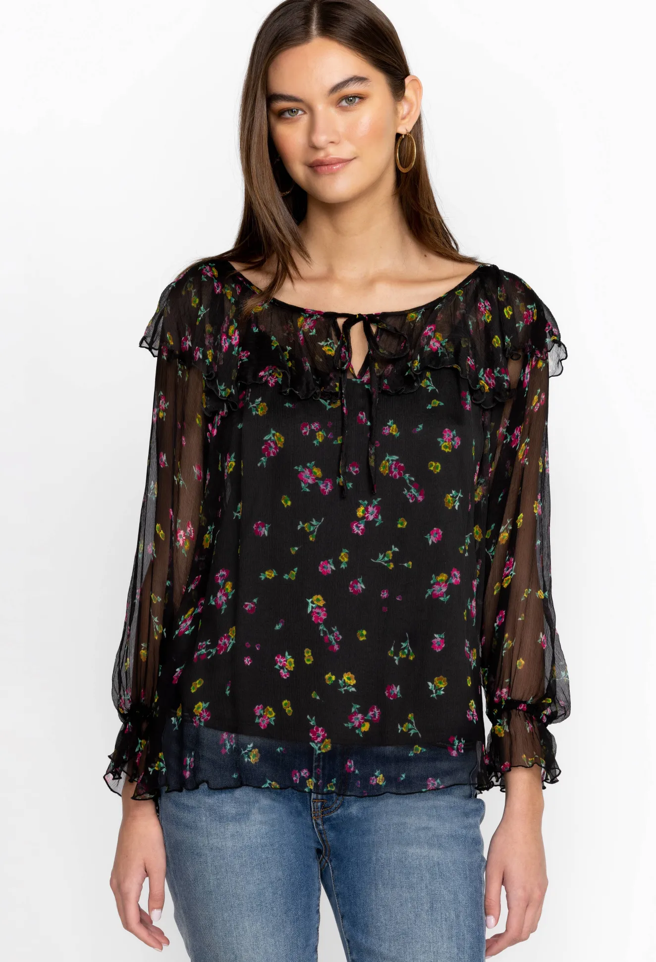 Women Johnny Was Fernanda Peasant Blouse