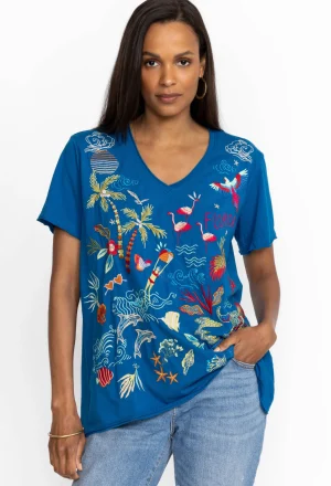 Women Johnny Was Florida Everyday Tee