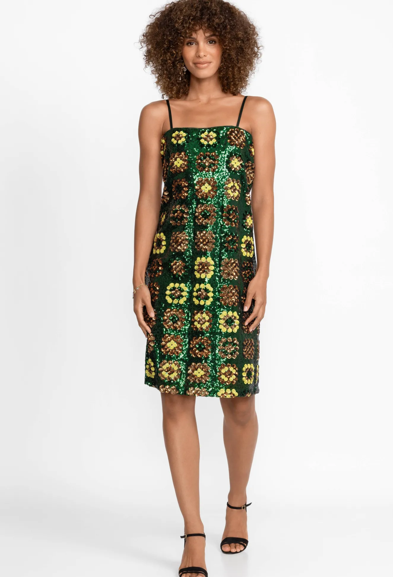 Women Johnny Was Gemini Sequin Mini Dress