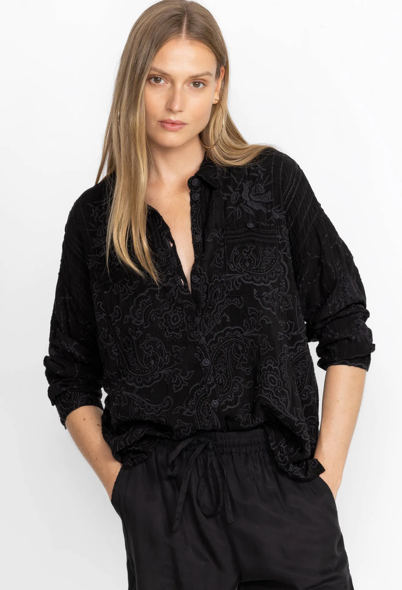 Women Johnny Was Goddess Button Down