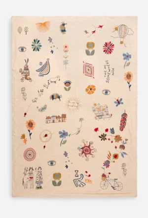 Women Johnny Was Greta Throw Blanket