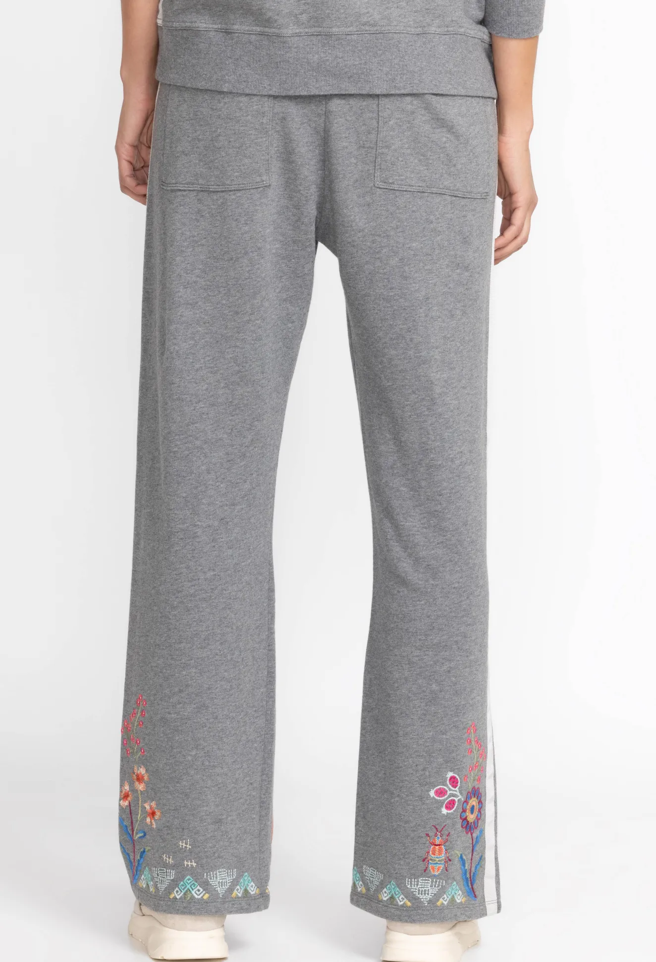 Women Johnny Was Griffin Wide Leg Ribbon Pant