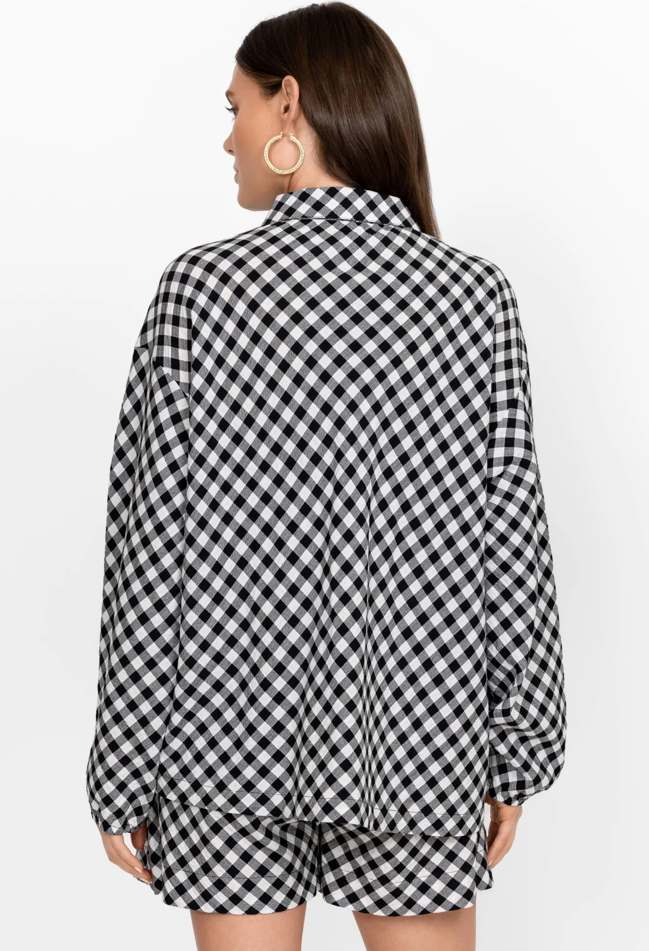 Women Johnny Was High Low Button Shirt