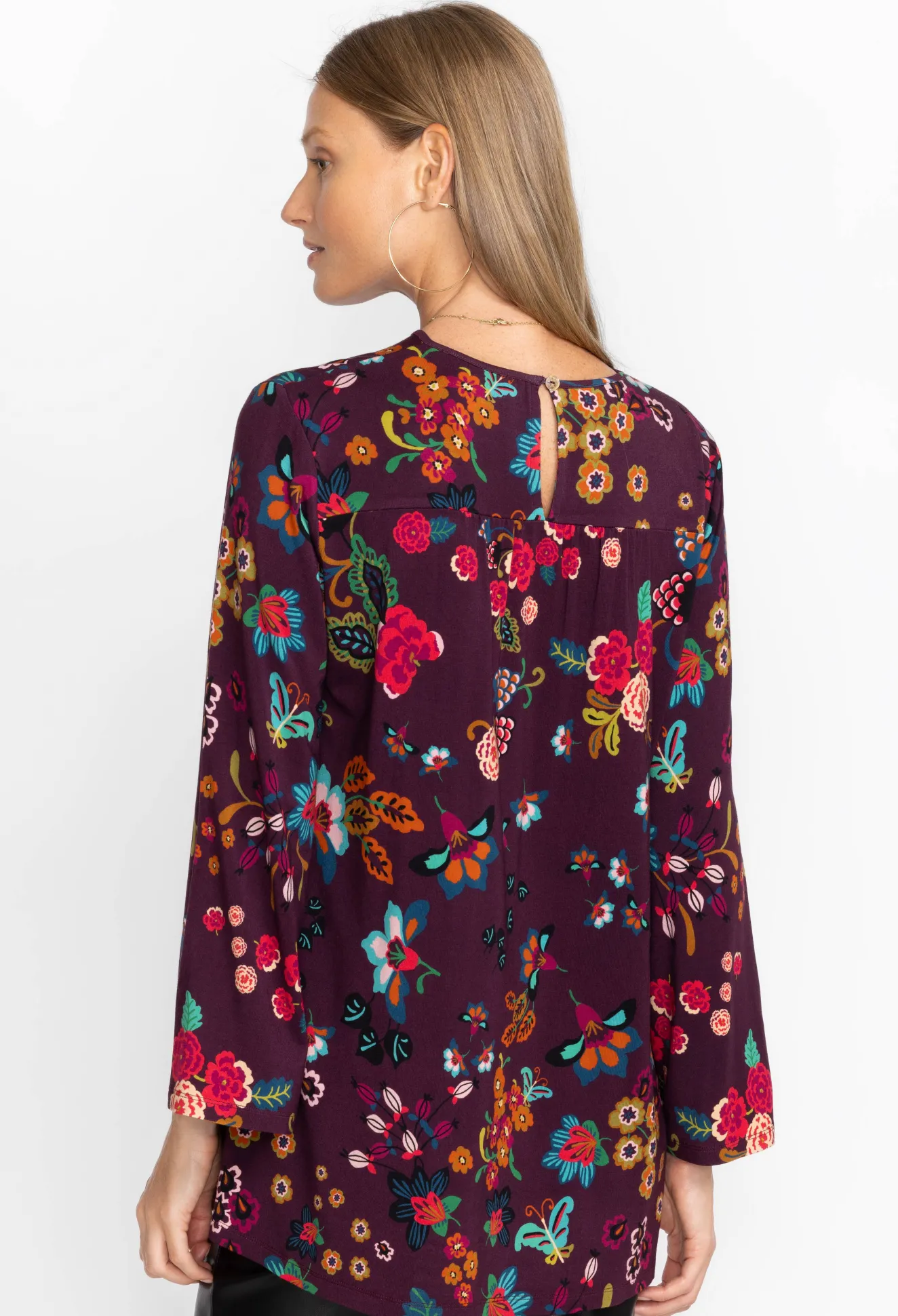 Women Johnny Was High Neck Swing Tunic