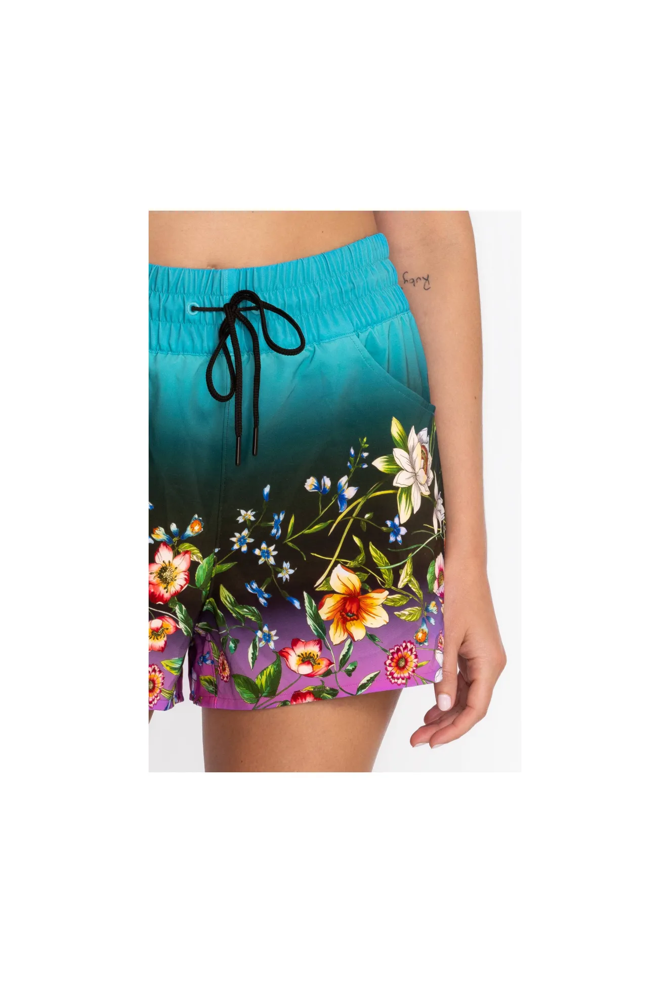 Women Johnny Was High Waist Board Short