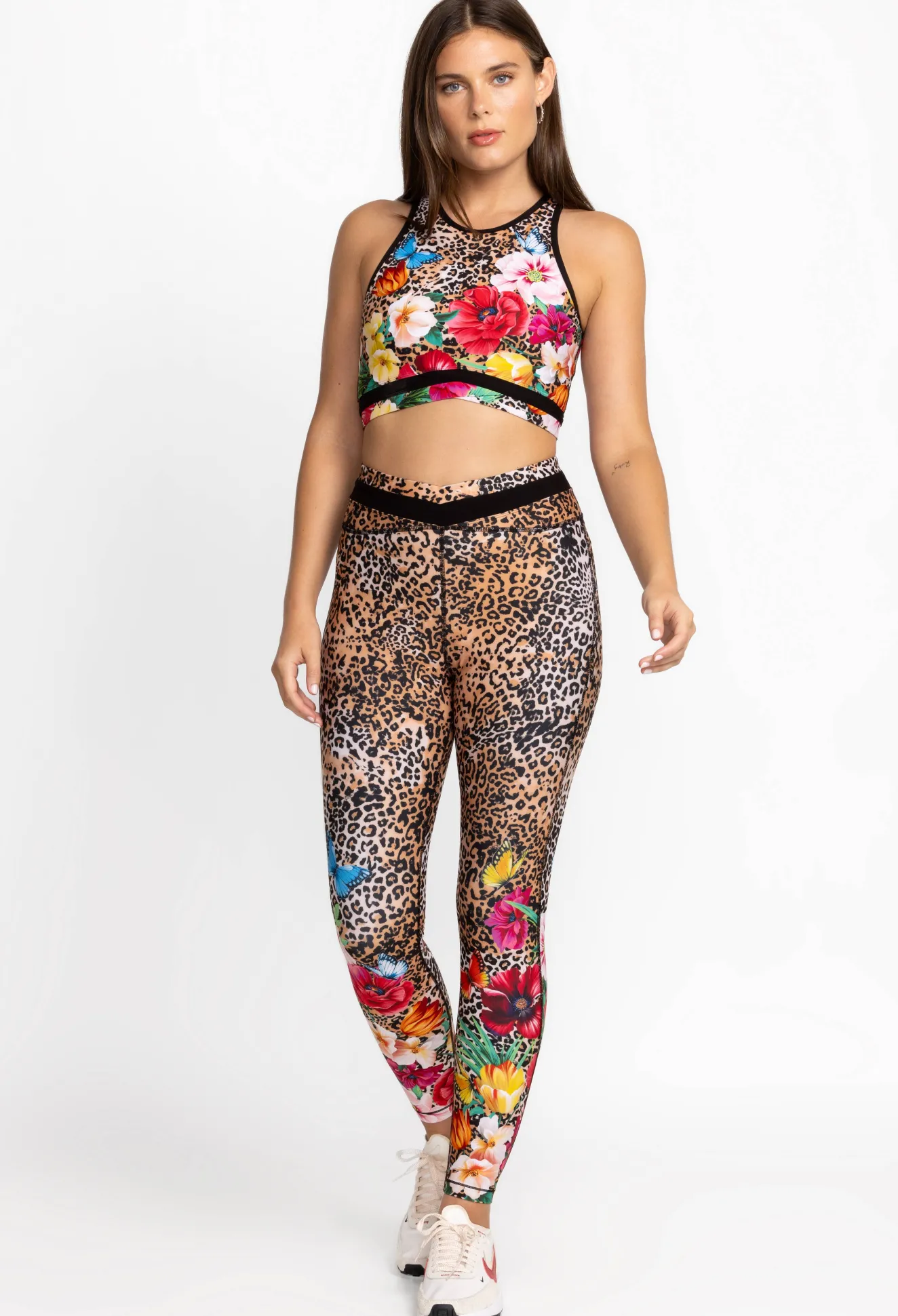 Women Johnny Was High Waist Criss Cross Legging