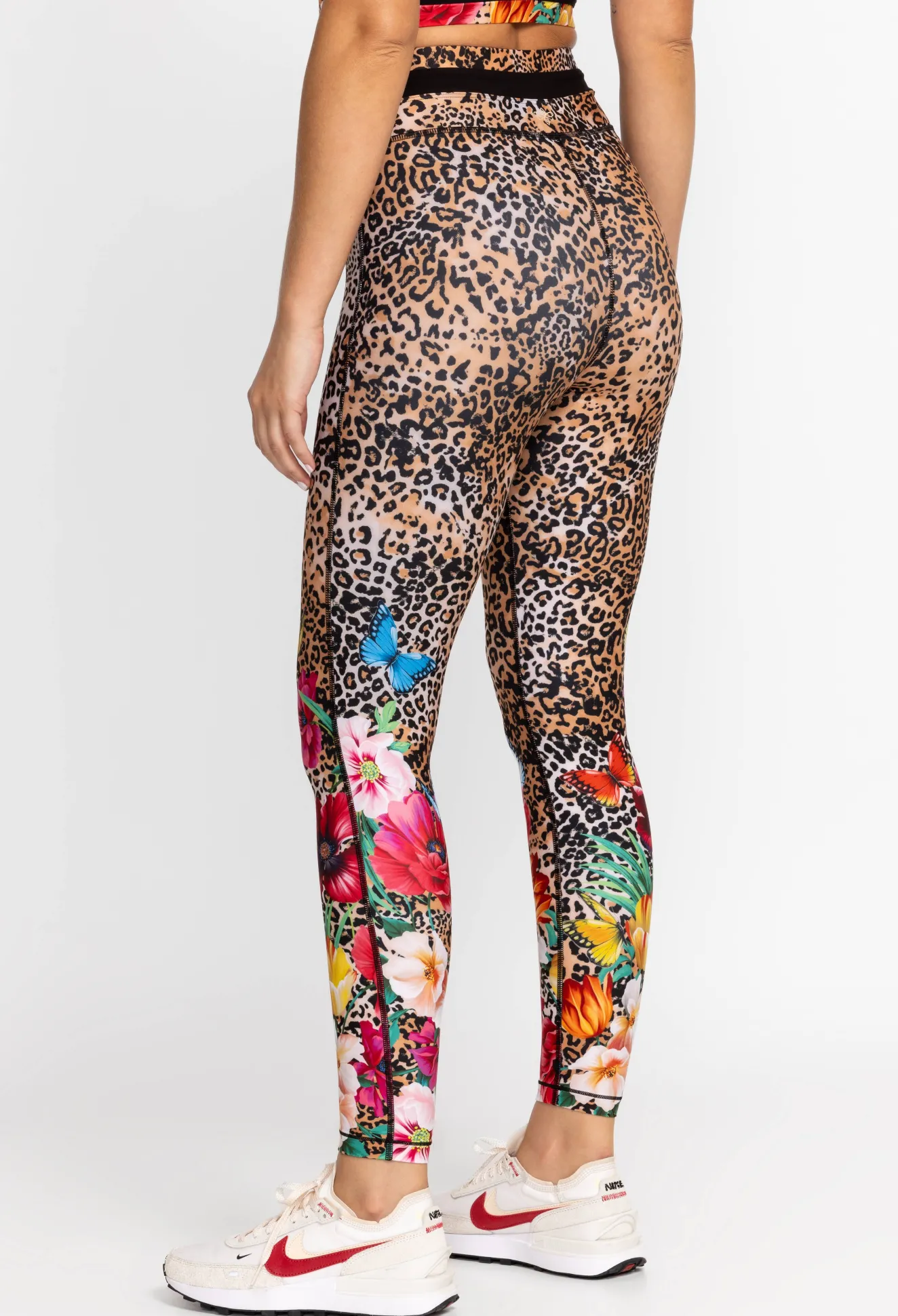 Women Johnny Was High Waist Criss Cross Legging