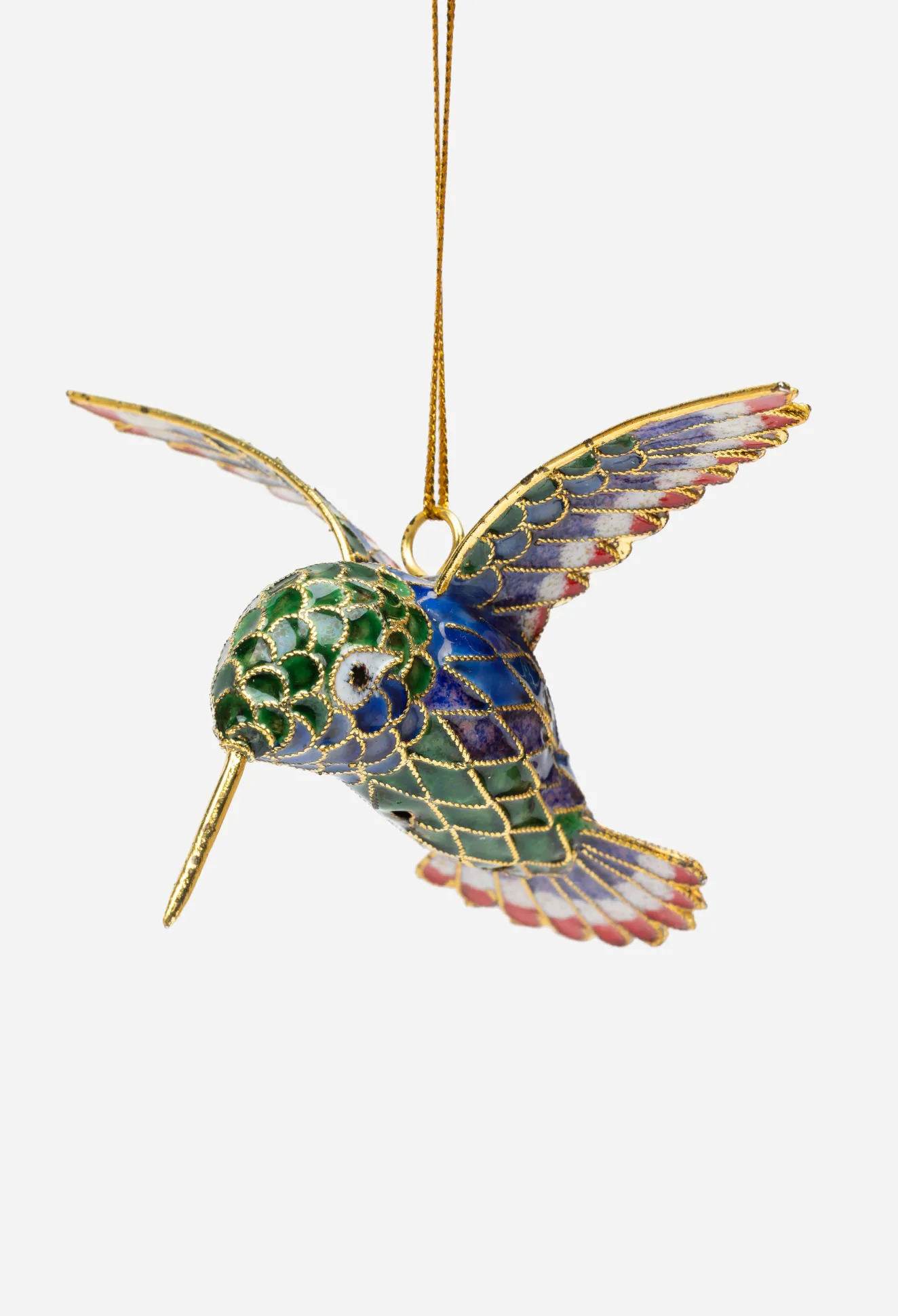 Women Johnny Was Hummingbird Cloisonne Ornament
