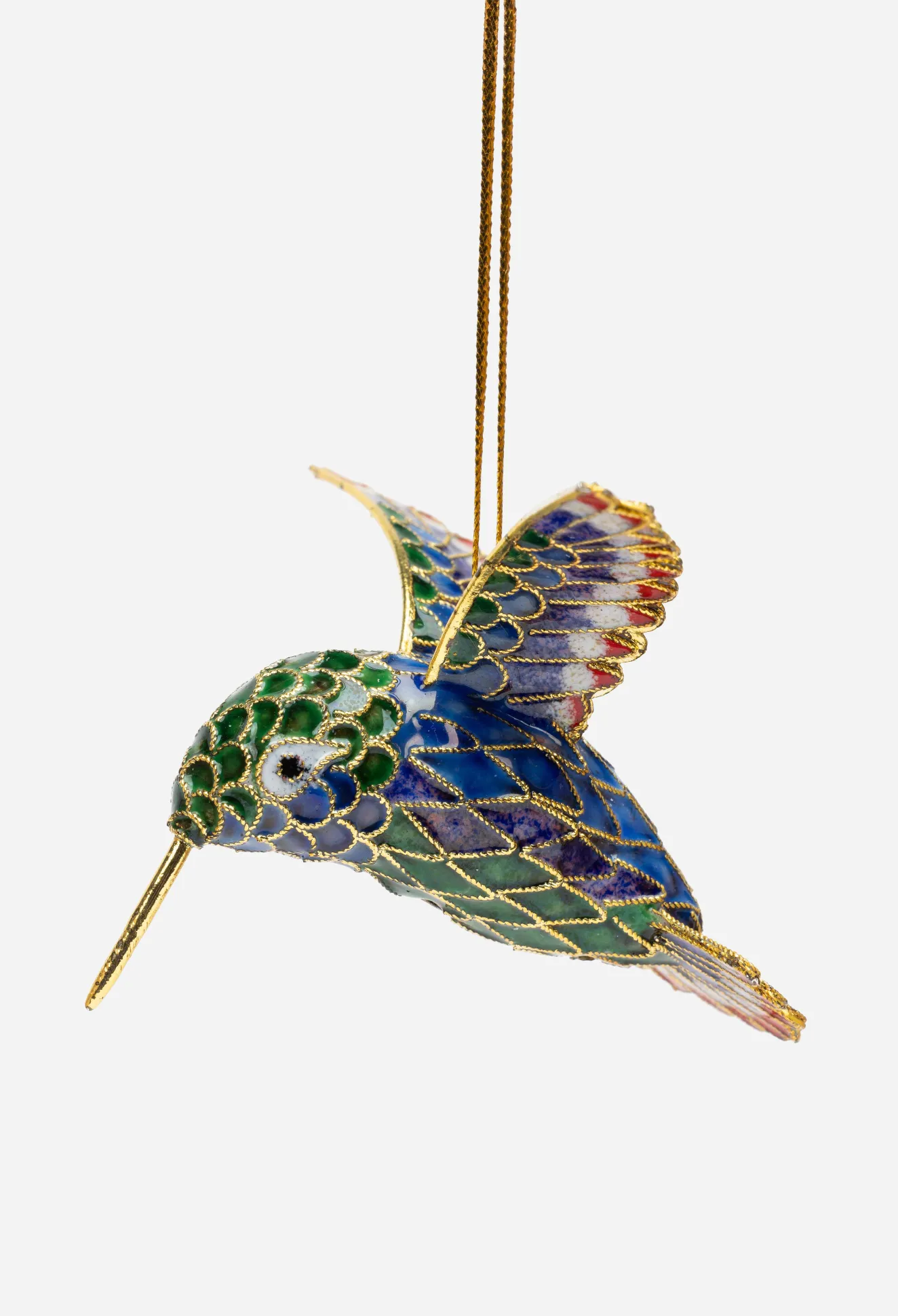 Women Johnny Was Hummingbird Cloisonne Ornament