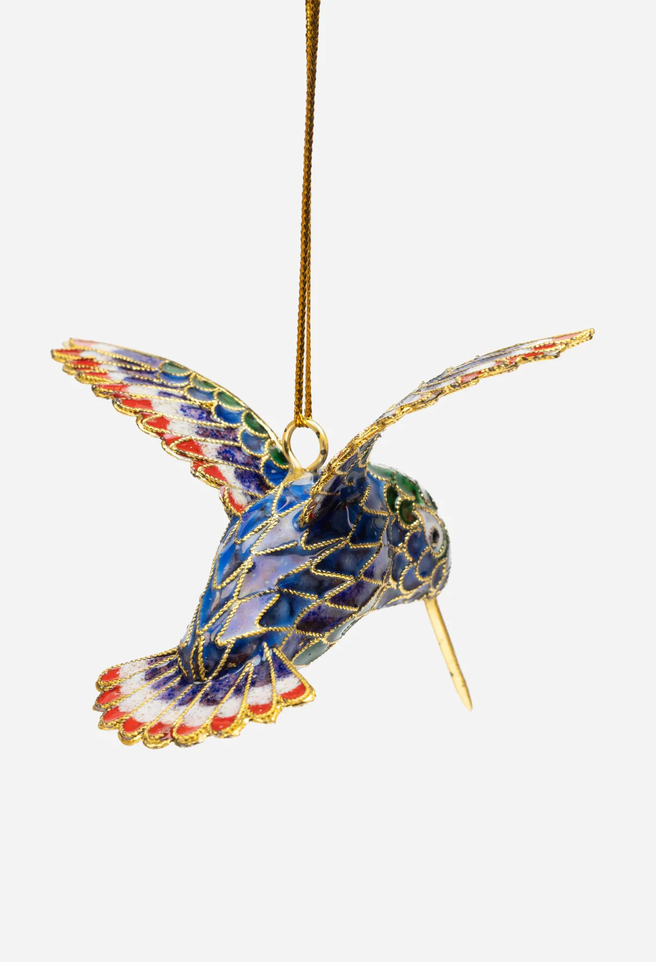 Women Johnny Was Hummingbird Cloisonne Ornament