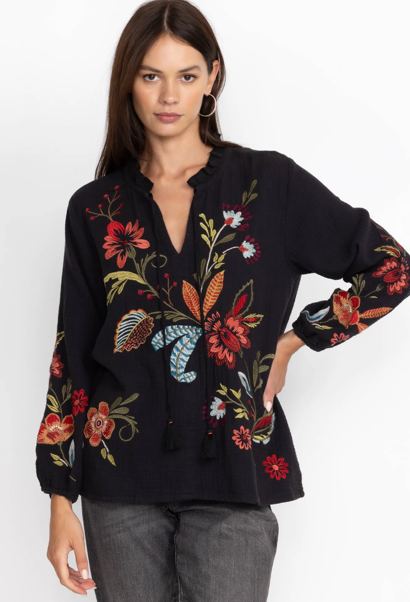 Women Johnny Was Isabella Field Blouse