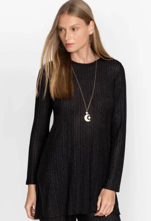 Women Johnny Was Jenna Metallic Tunic