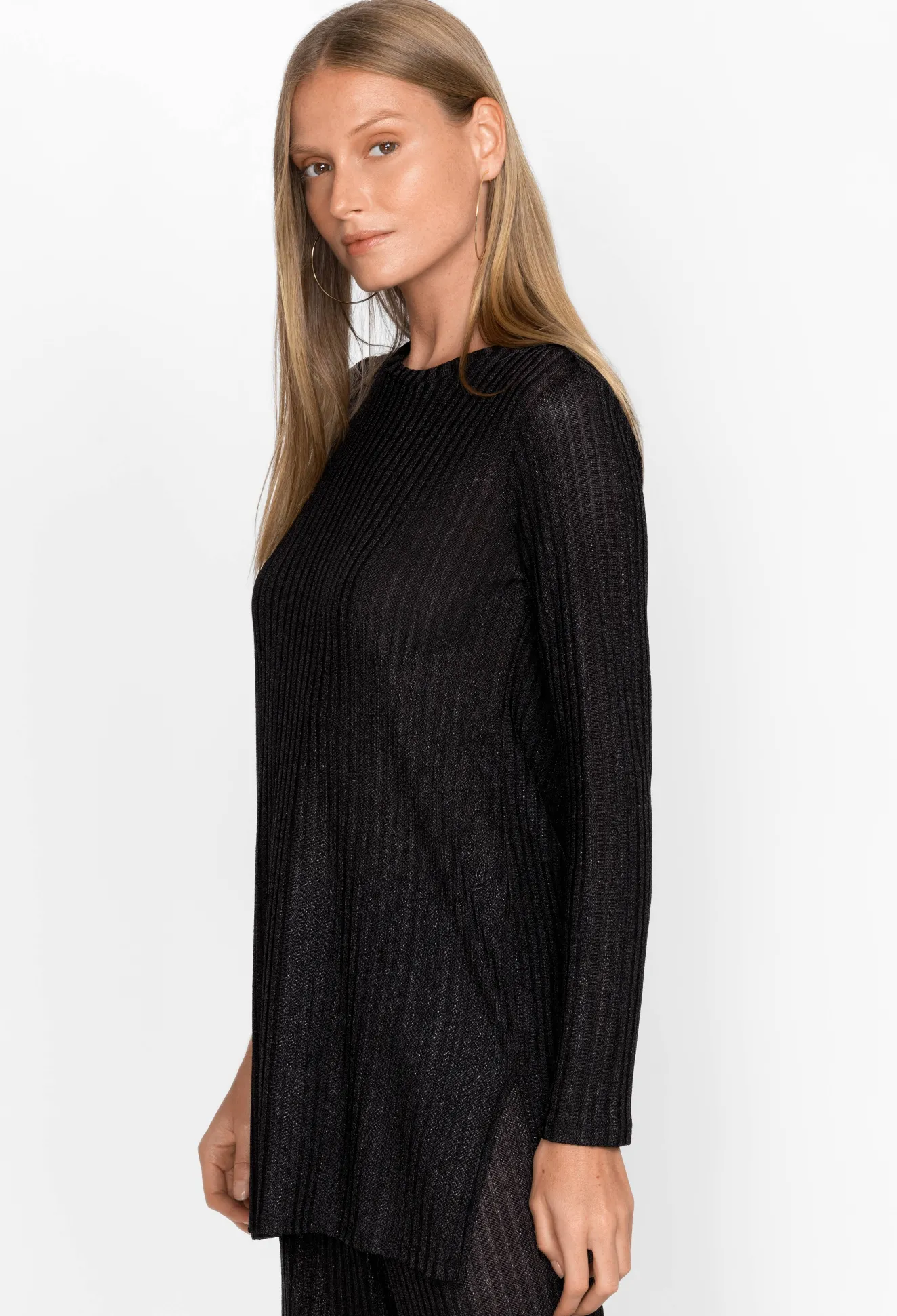 Women Johnny Was Jenna Metallic Tunic