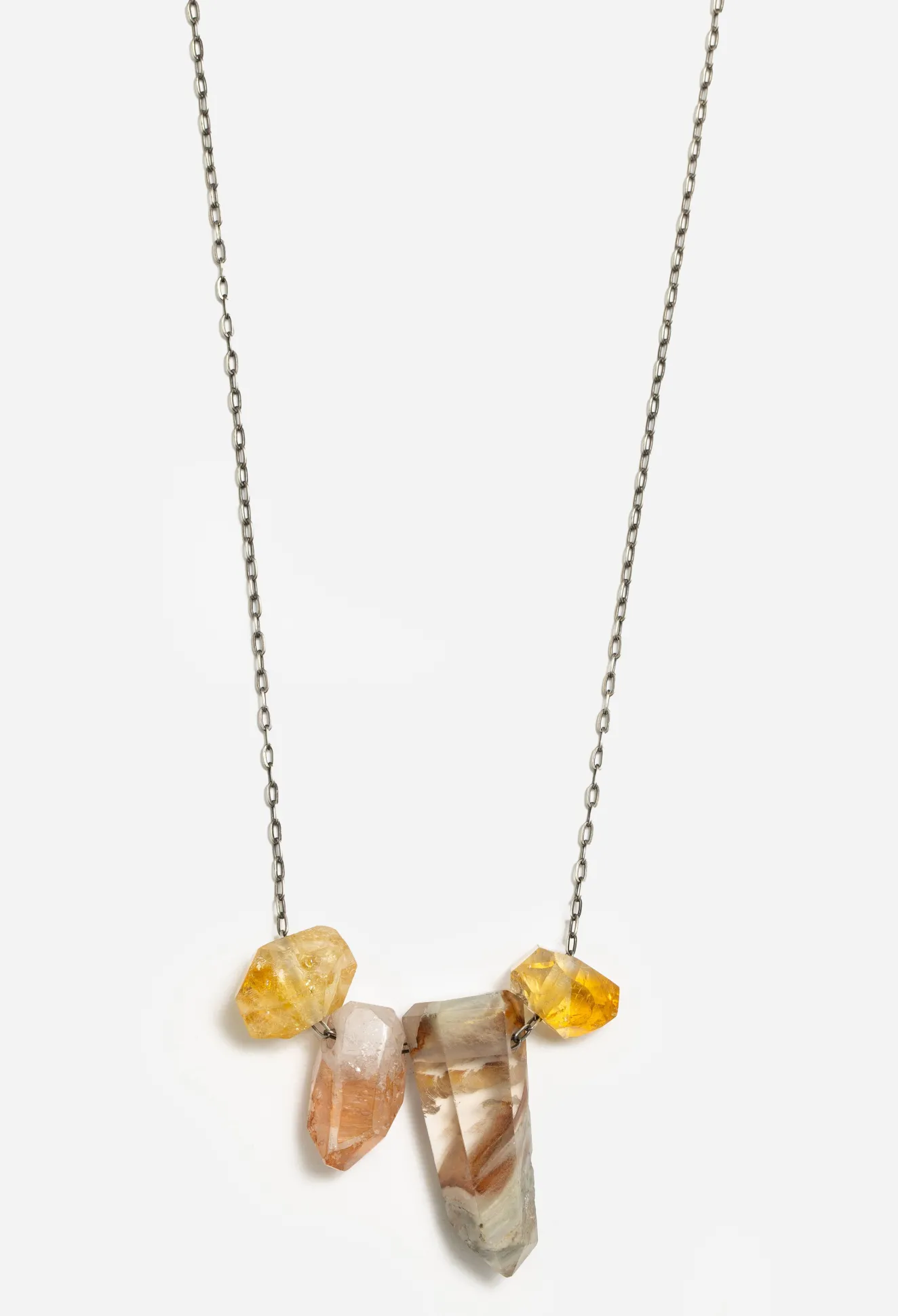 Women Johnny Was Joseph Brooks Quartz And Citrine Necklace