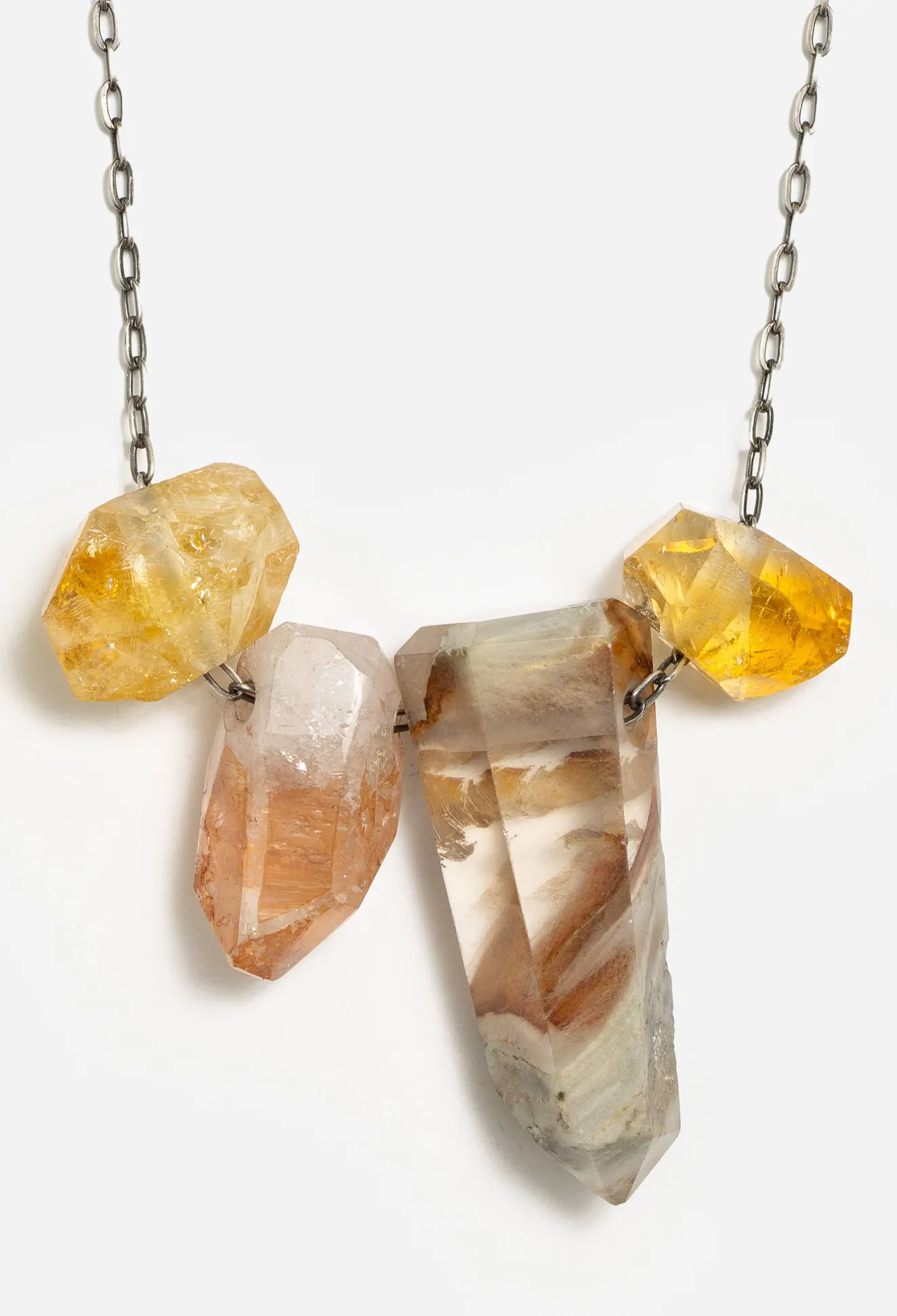Women Johnny Was Joseph Brooks Quartz And Citrine Necklace