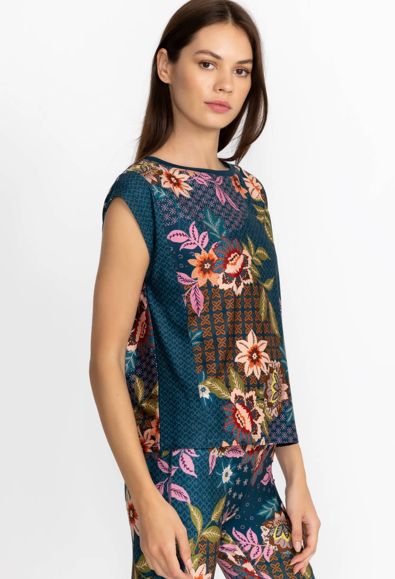 Women Johnny Was Keyhole Muscle Tank