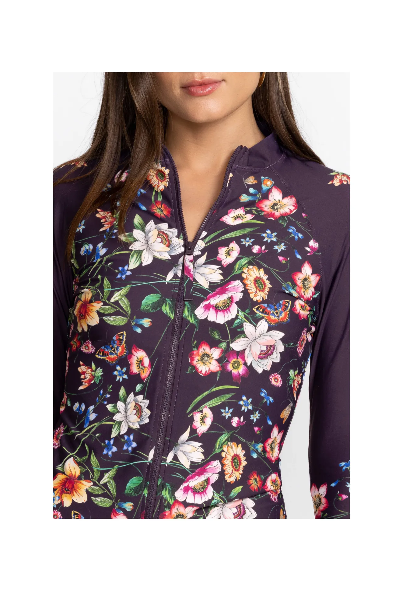 Women Johnny Was Long Sleeve Surf Shirt