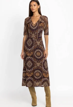 Women Johnny Was Loving Is Easy Mesh Midi Dress