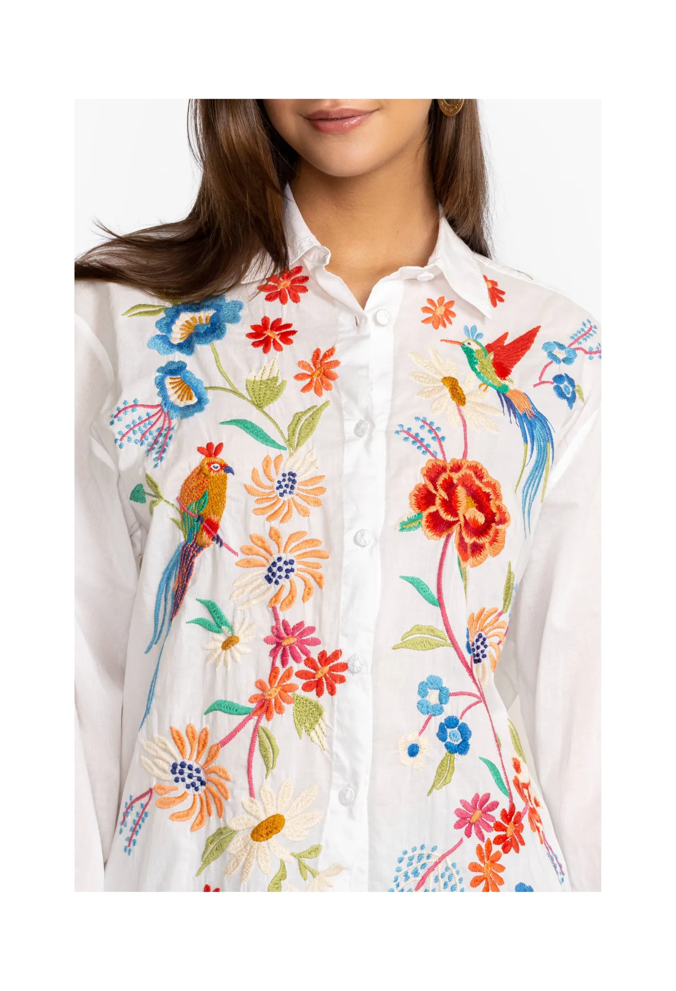 Women Johnny Was Marissa Relaxed Oversized Tunic