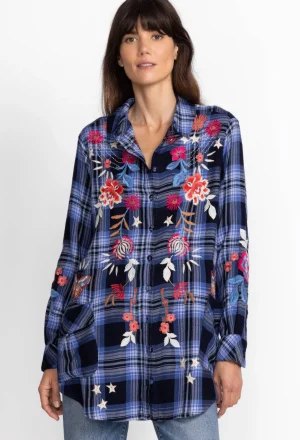 Women Johnny Was Mika Painters Smock Tunic