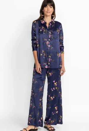 Women Johnny Was Misty Rayon Easy Pant