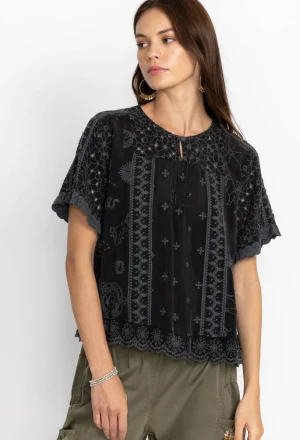 Women Johnny Was Mystic Compass Blouse