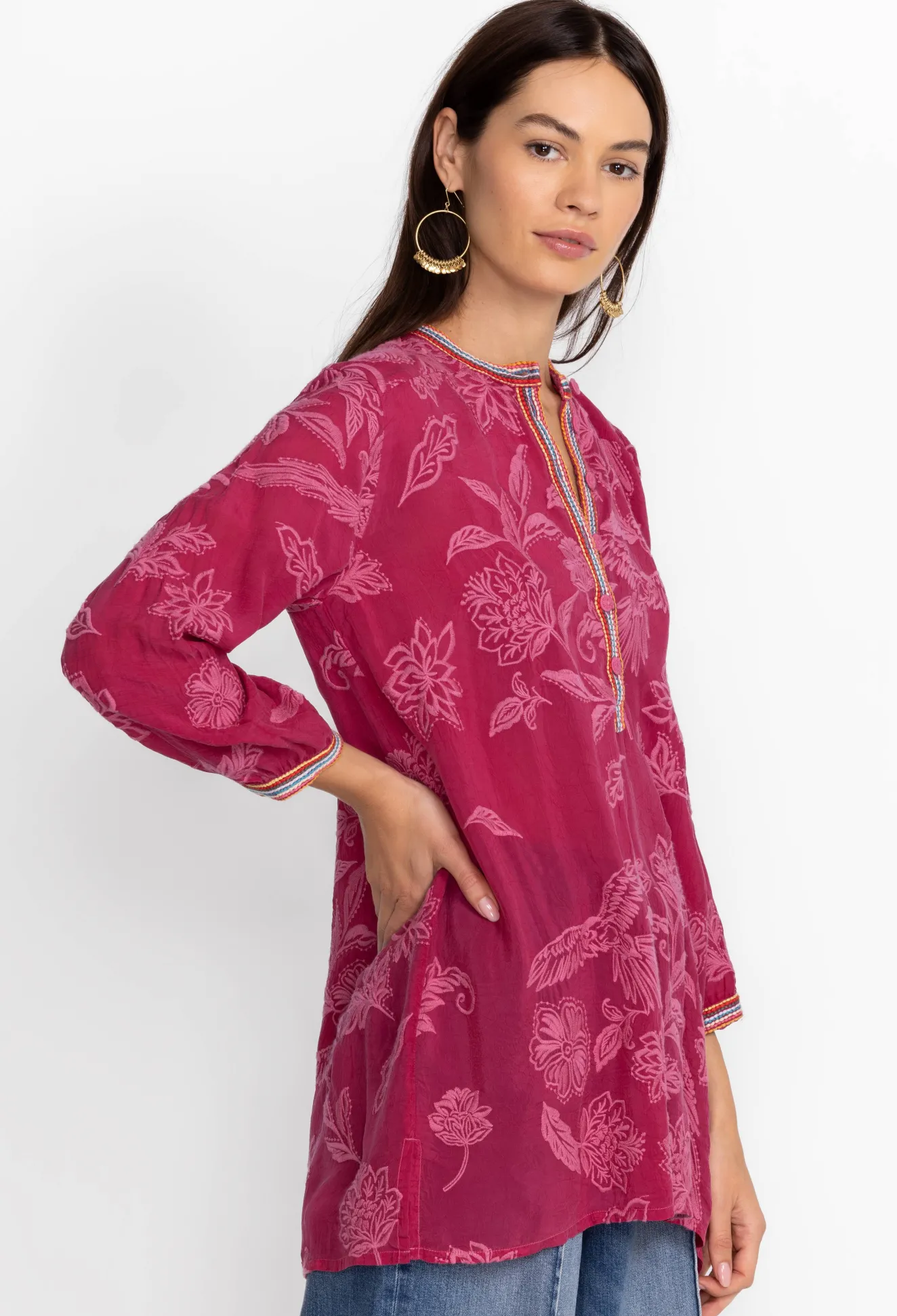 Women Johnny Was Noah Cabana Tunic