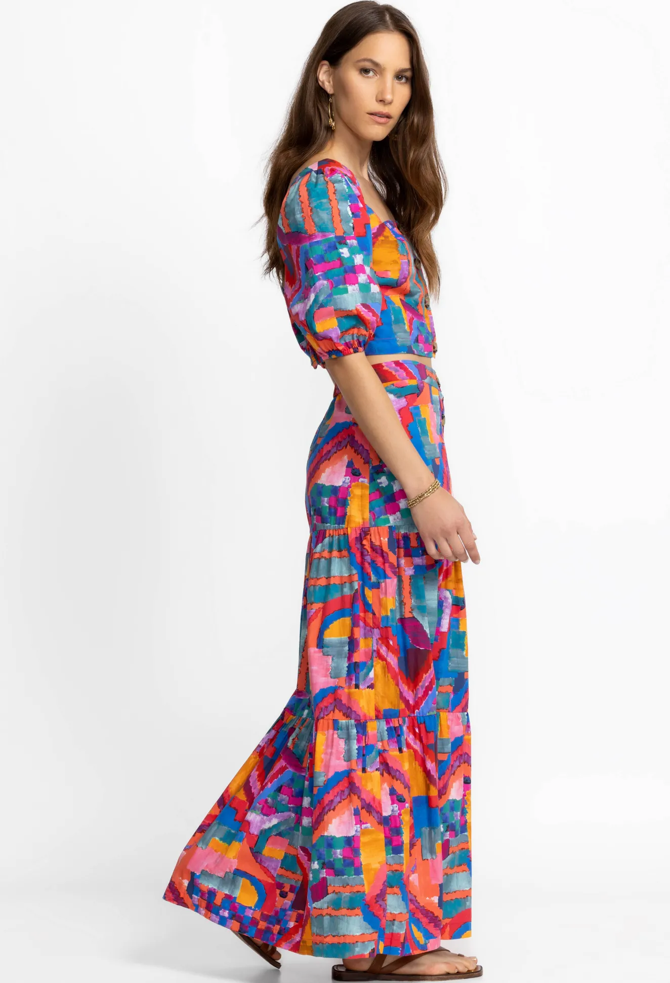 Women Johnny Was Poplin Skirt