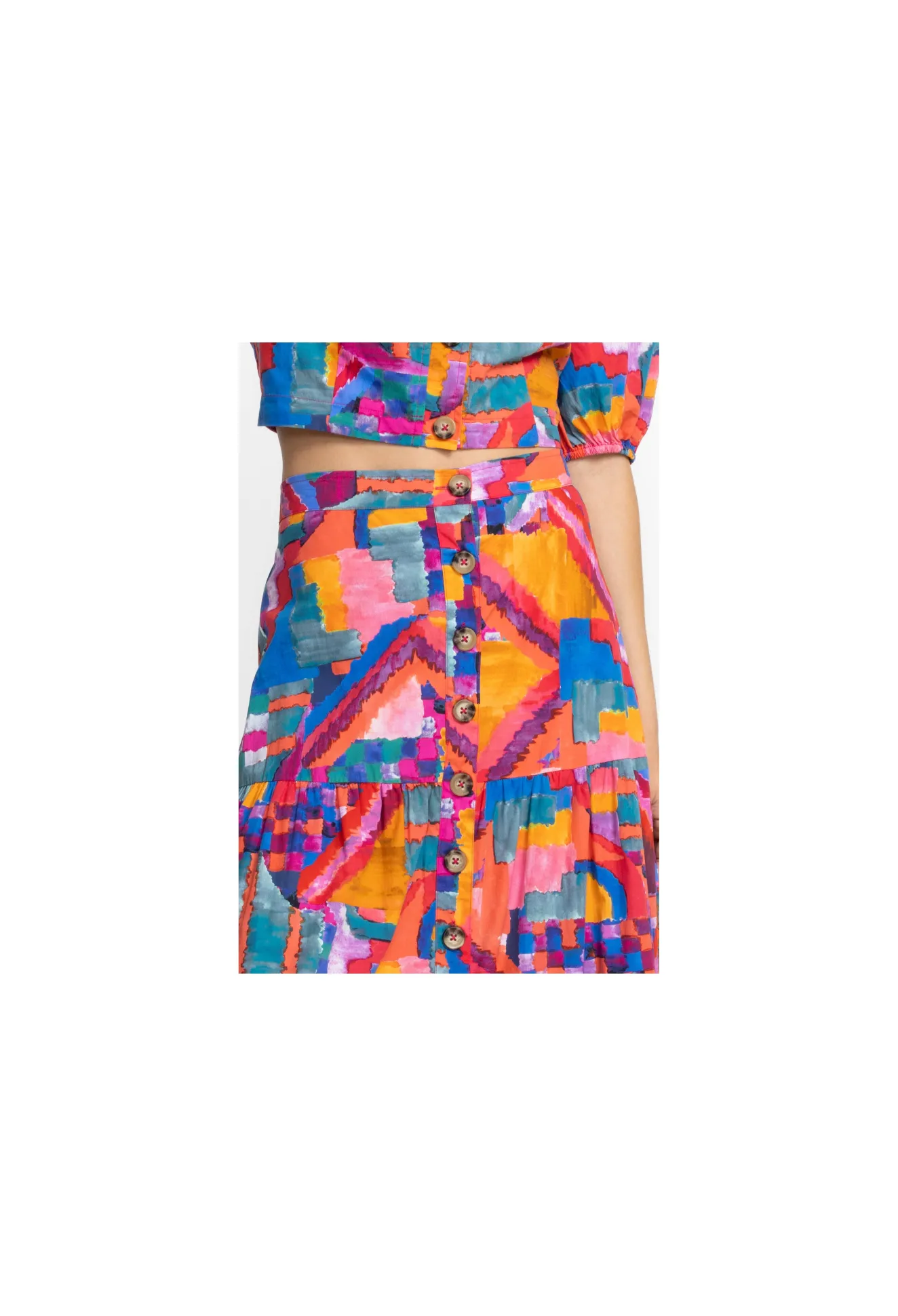 Women Johnny Was Poplin Skirt