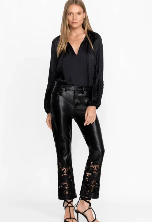 Women Johnny Was Portia Vegan Leather Pant
