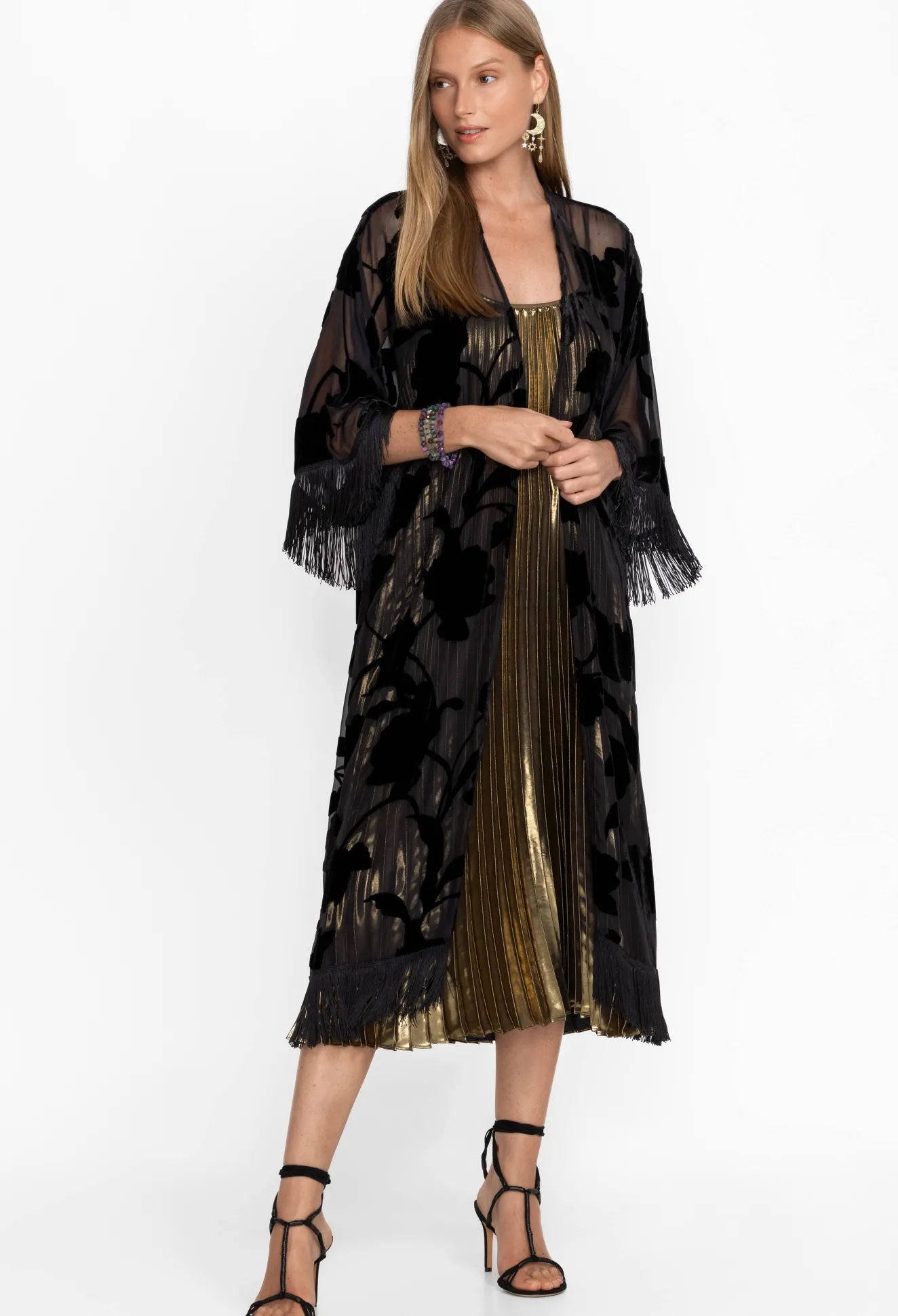 Women Johnny Was Queen Silk Kimono