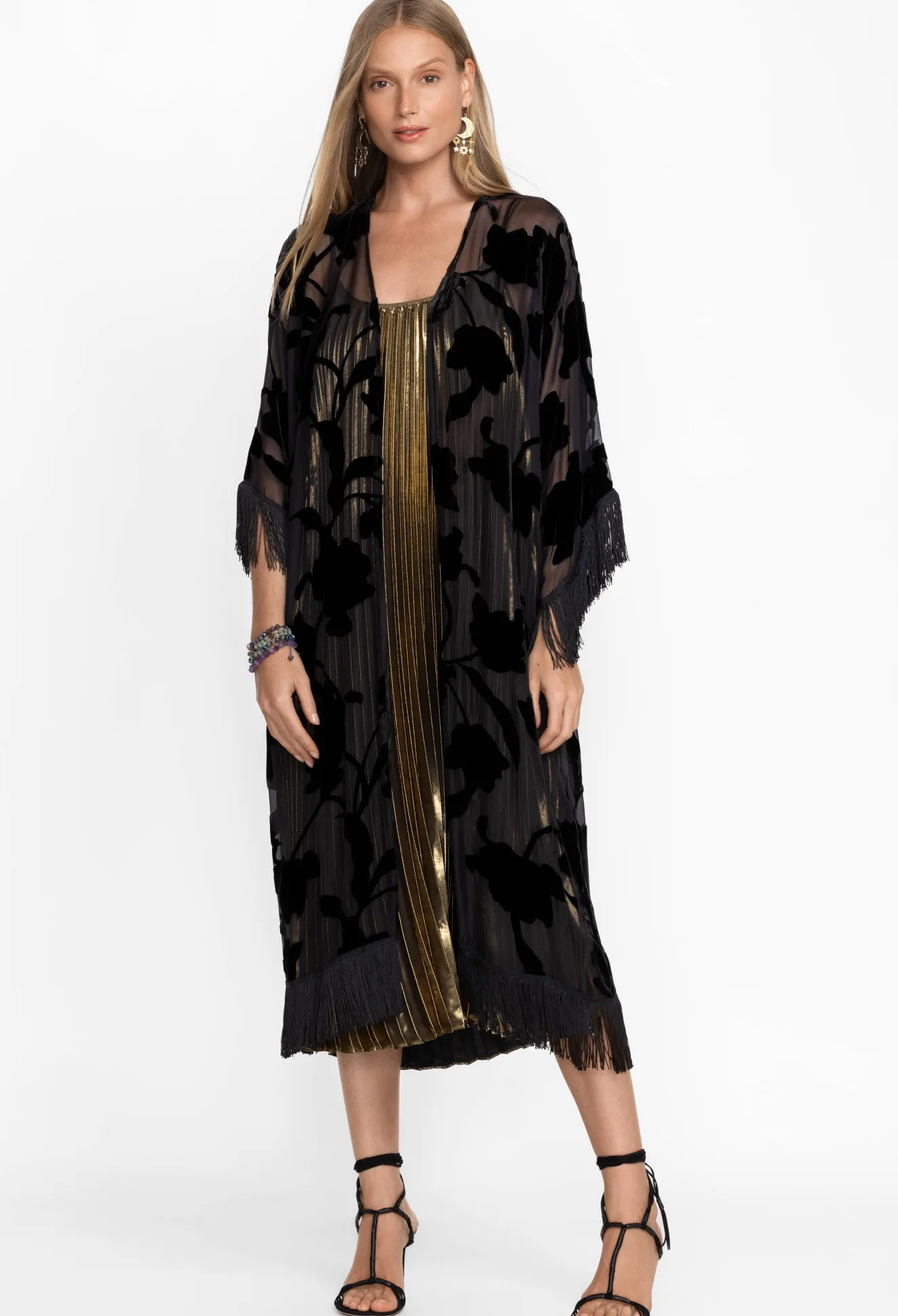 Women Johnny Was Queen Silk Kimono