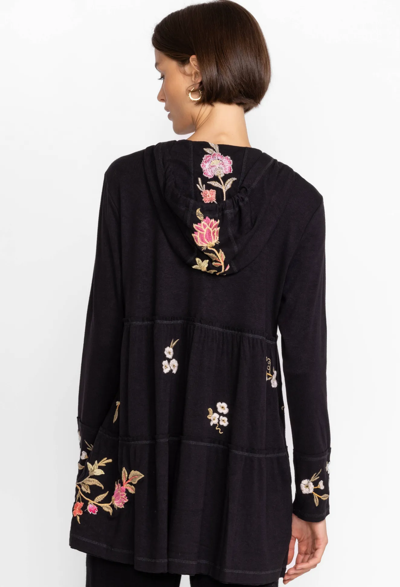 Women Johnny Was Quinn Cozy Tiered Hoodie